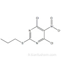 Pyrimidine, 4,6-dichloro-5-nitro-2- (propylthio) - CAS 145783-14-8